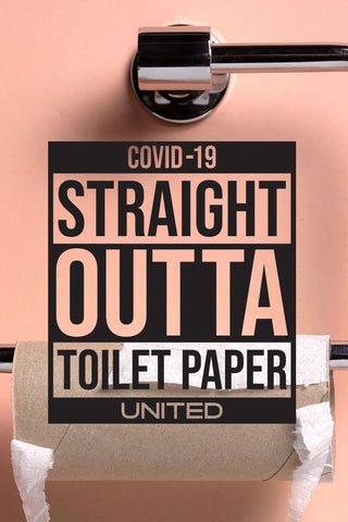Straight Outta Toilet Paper Decal - LIMITED