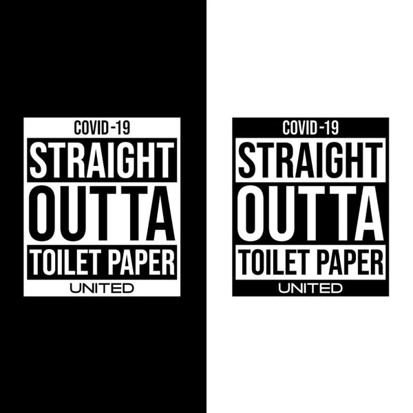 Straight Outta Toilet Paper Decal - LIMITED